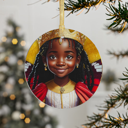 Delta-inspired Butterfly Princess Ornament