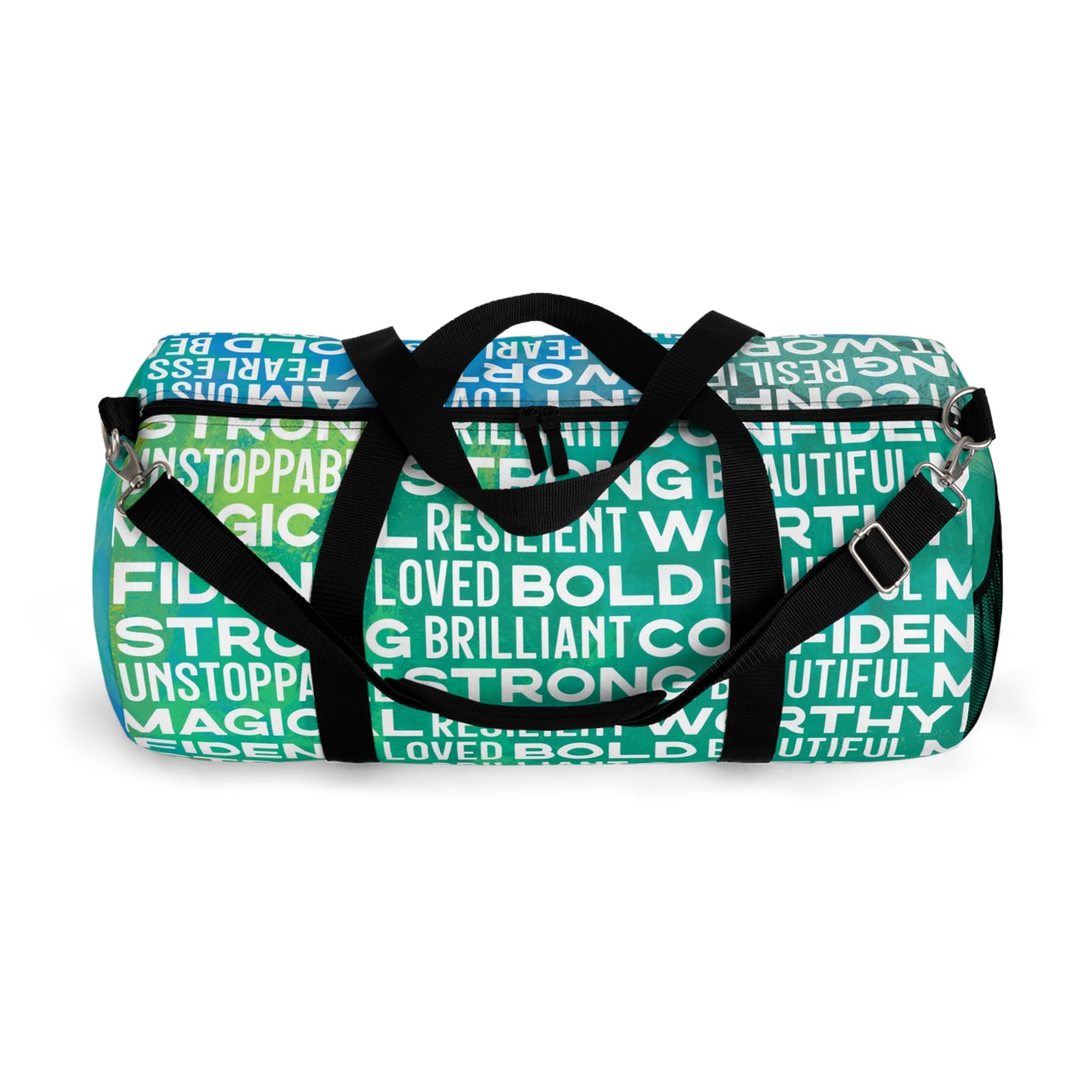 Bold Affirmations Duffel Bag (Caribbean Waters)