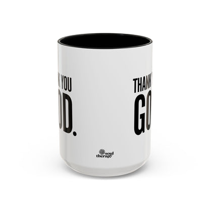 Thank You God. Accent Mug, 15oz