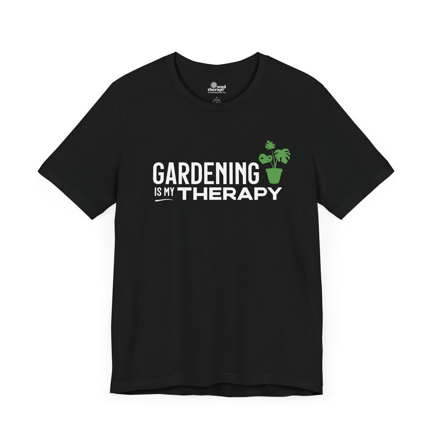 Gardening is My Therapy Tee (dark)