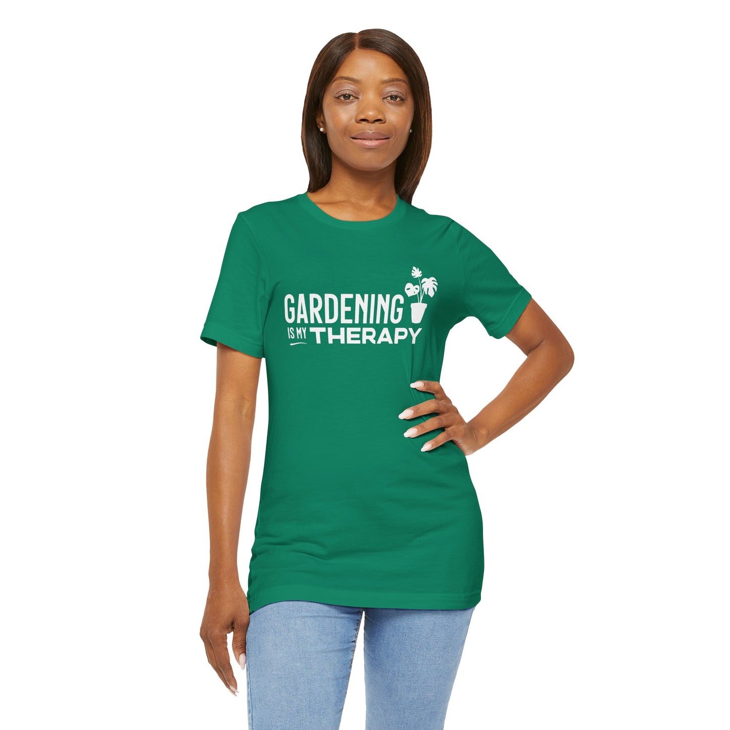 Gardening is My Therapy Tee (dark)