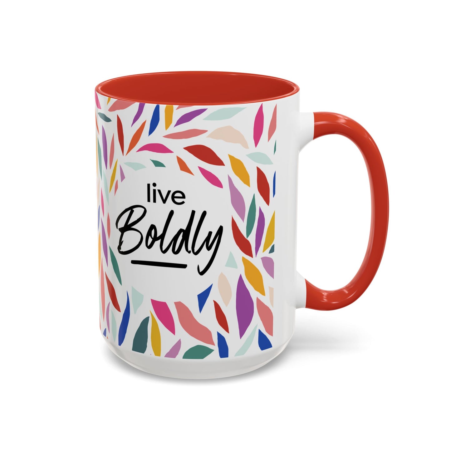 Accent Coffee Mug - Live Boldly Viva Design