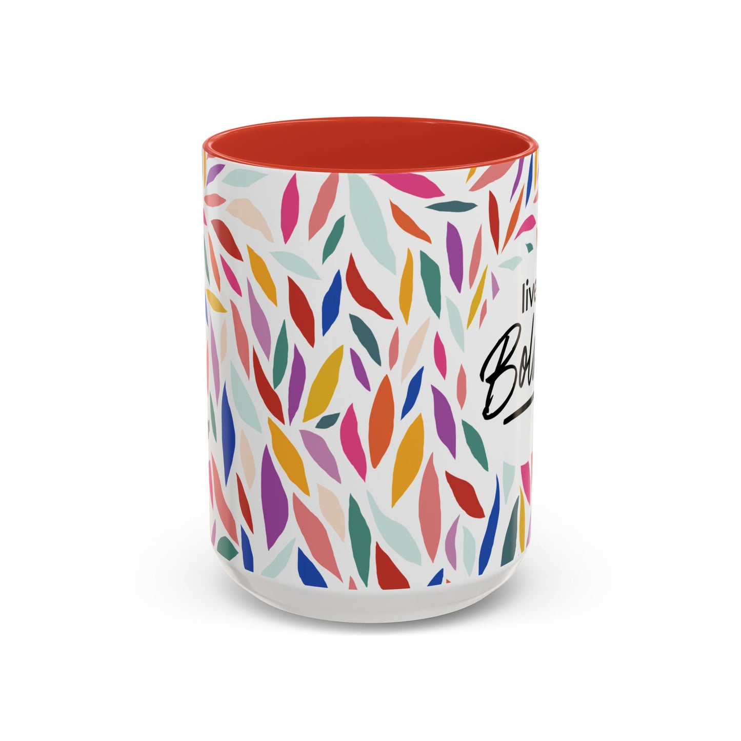 Accent Coffee Mug - Live Boldly Viva Design