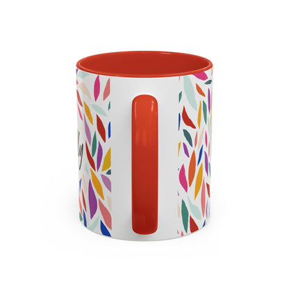 Accent Coffee Mug - Live Boldly Viva Design