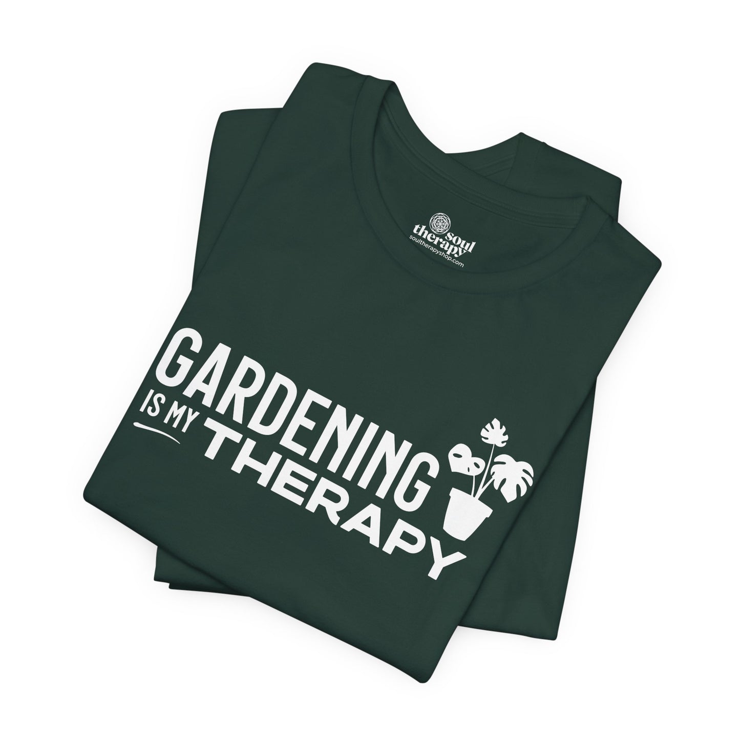 Gardening is My Therapy Tee (dark)