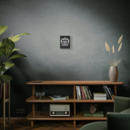 Mom: Loved Forever, Missed Always Wall Art (Black)