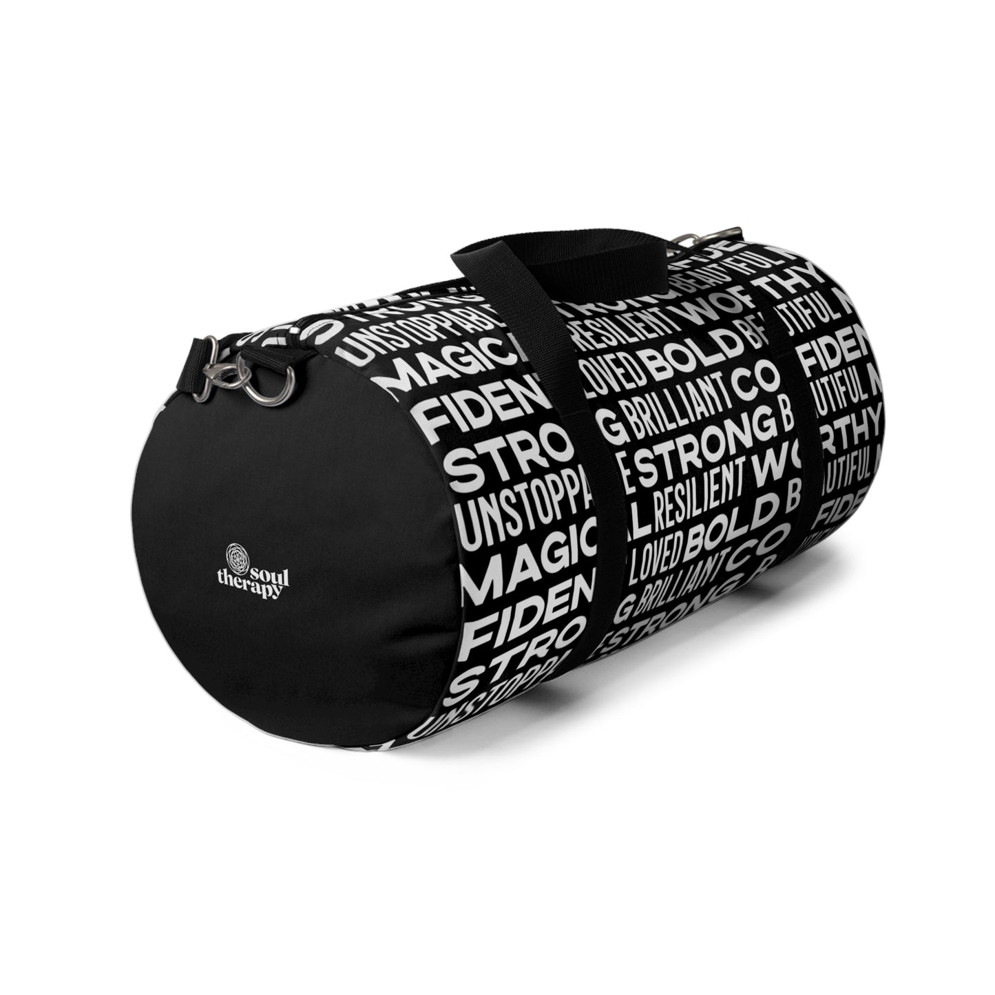 Bold Affirmations Duffel Bag (black)