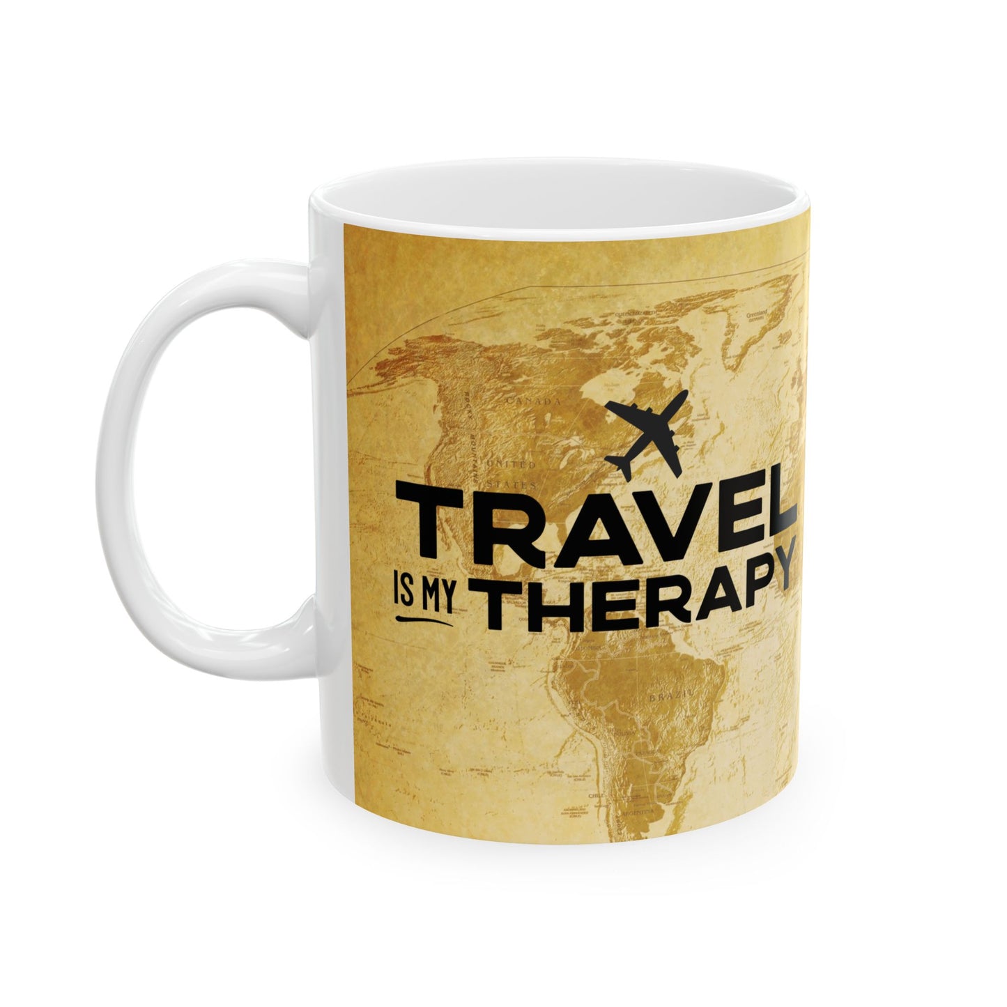 Travel is My Therapy Mug