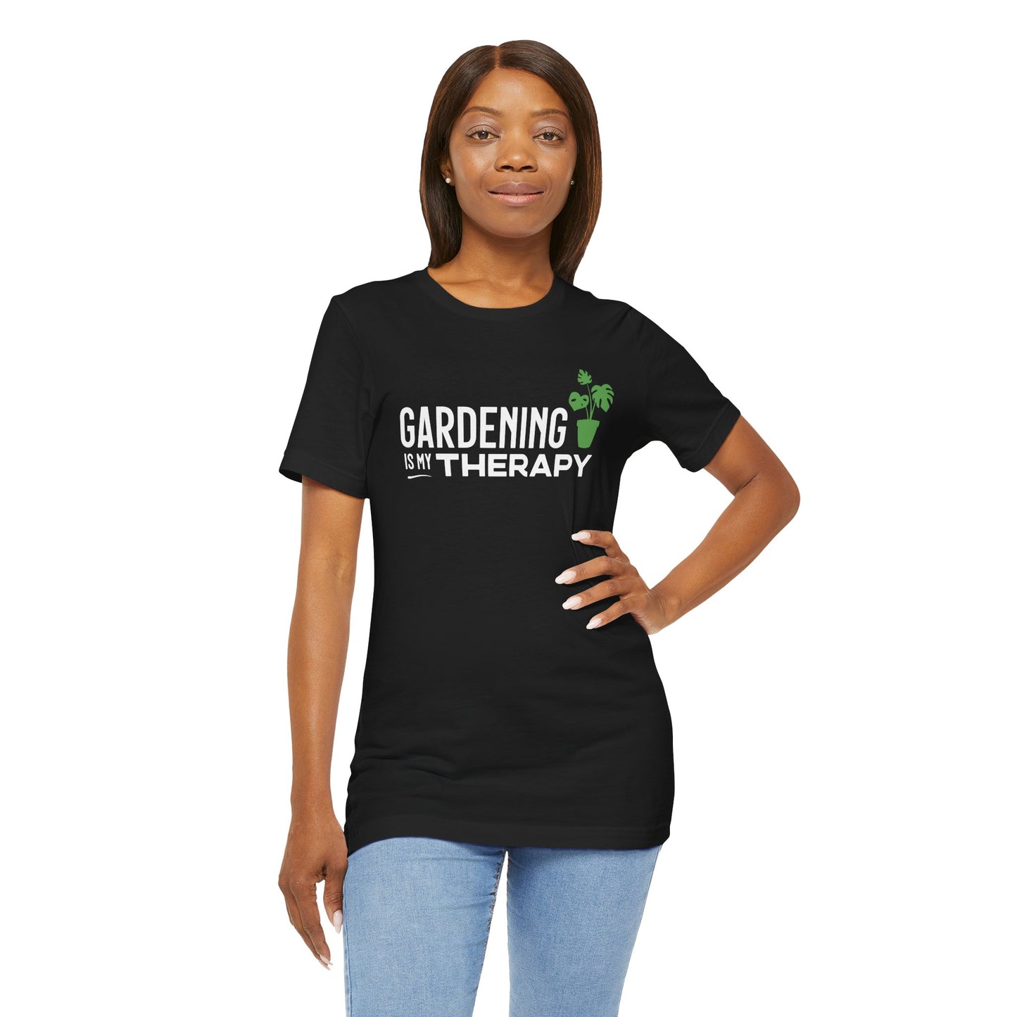 Gardening is My Therapy Tee (dark)