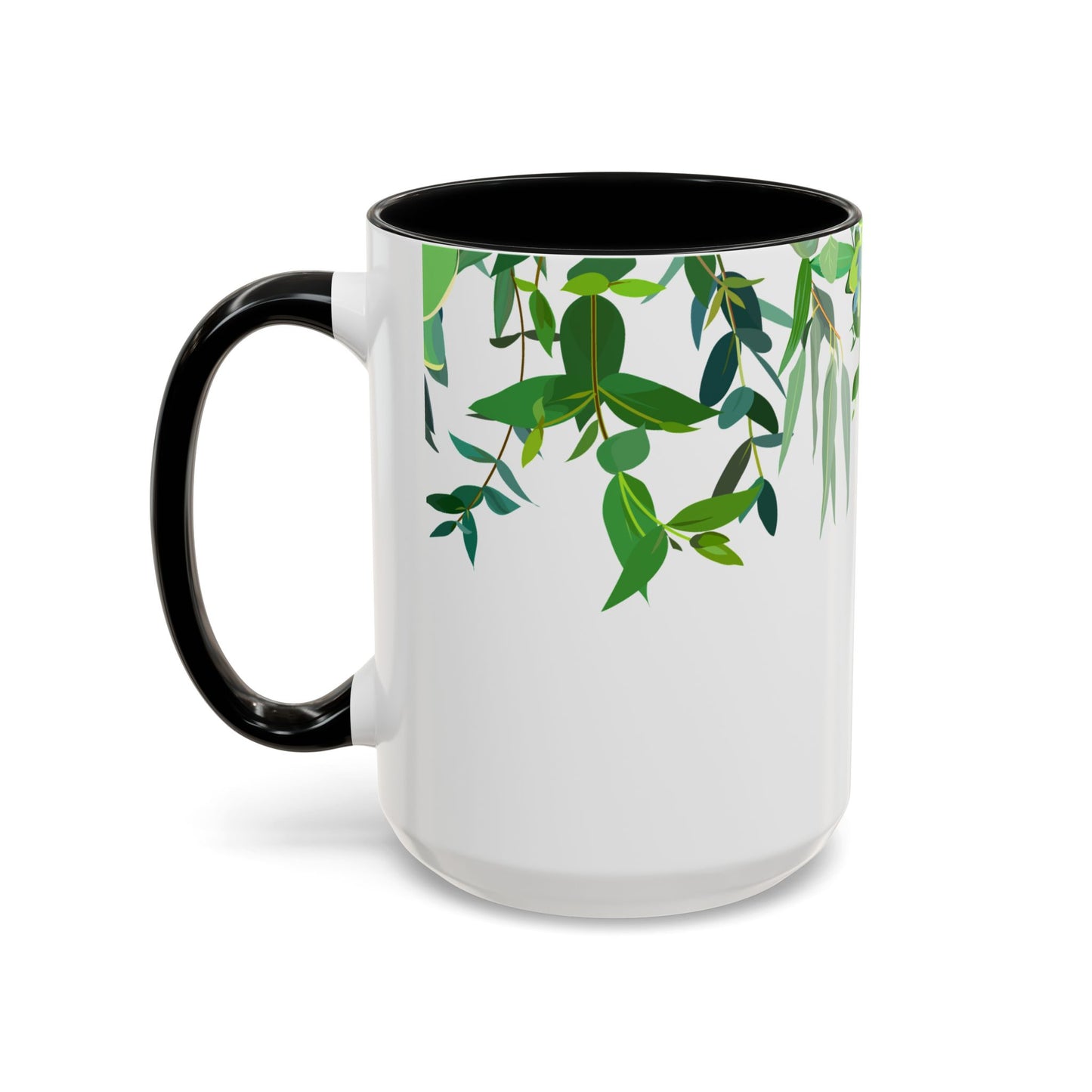 Plants Are My Therapy Accent Mug