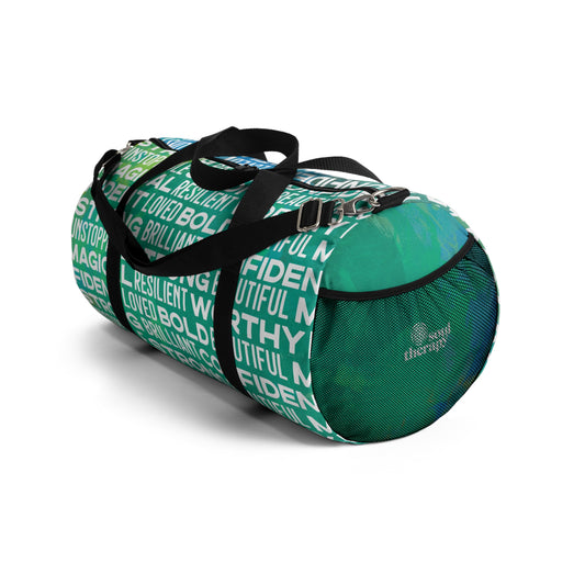 Bold Affirmations Duffel Bag (Caribbean Waters)