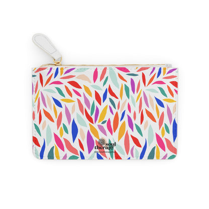 Live Boldly Viva Mini Clutch (vegan leather)