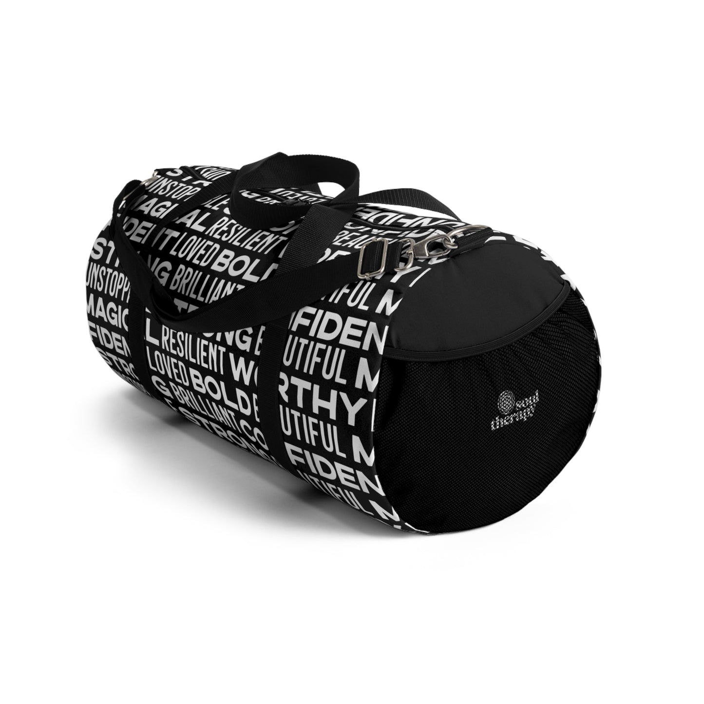 Bold Affirmations Duffel Bag (black)