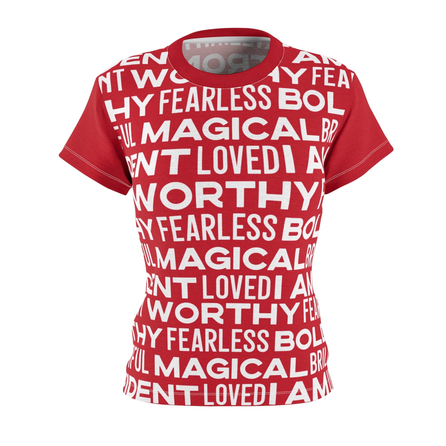 Bold Affirmations Shirt (red)