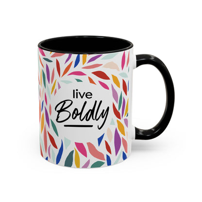 Accent Coffee Mug - Live Boldly Viva Design