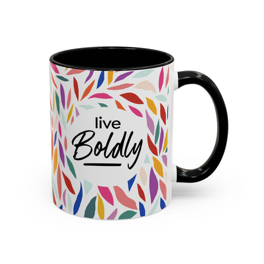 Accent Coffee Mug - Live Boldly Viva Design