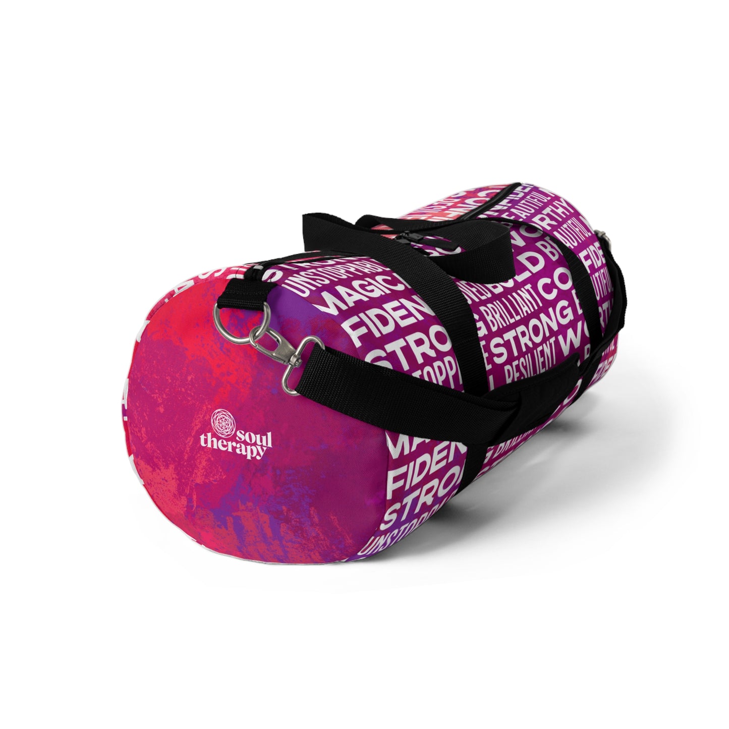 Bold Affirmations Duffel Bag (Berry)