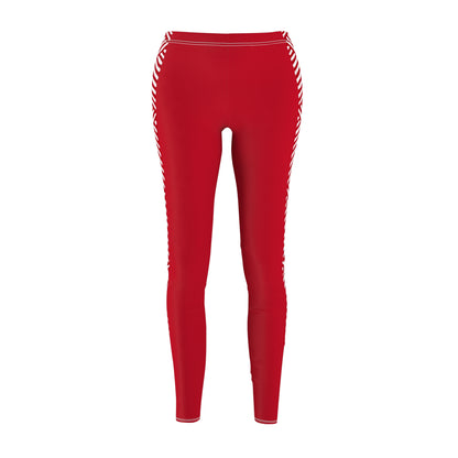 Koya Stripe Leggings (red)