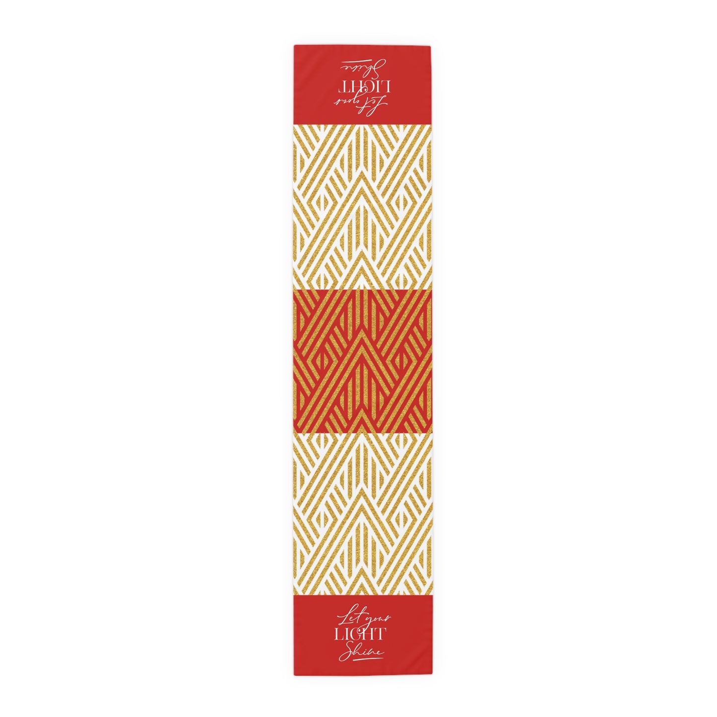 Ashanti "Let Your Light Shine" Tablerunner (red)