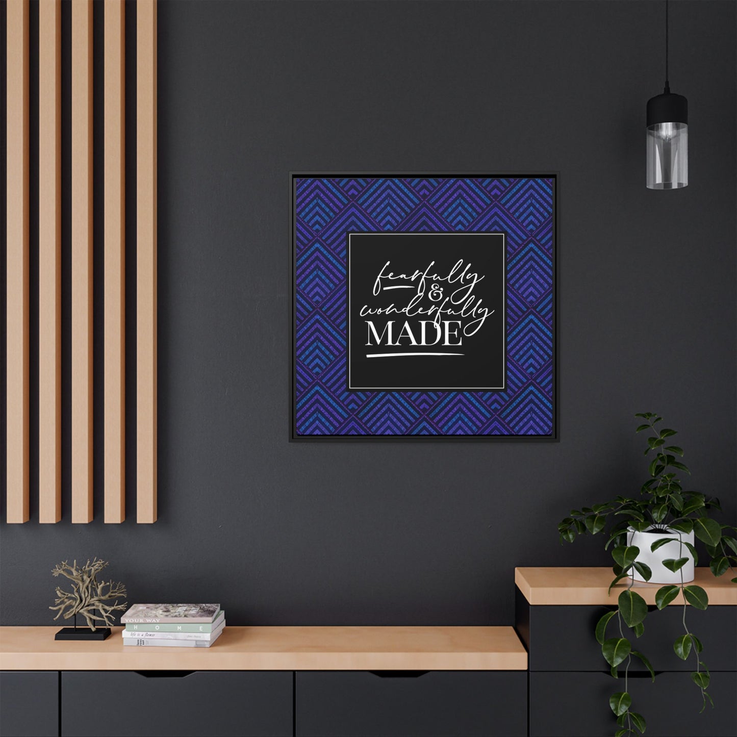 Fearfully Made Framed Canvas Art