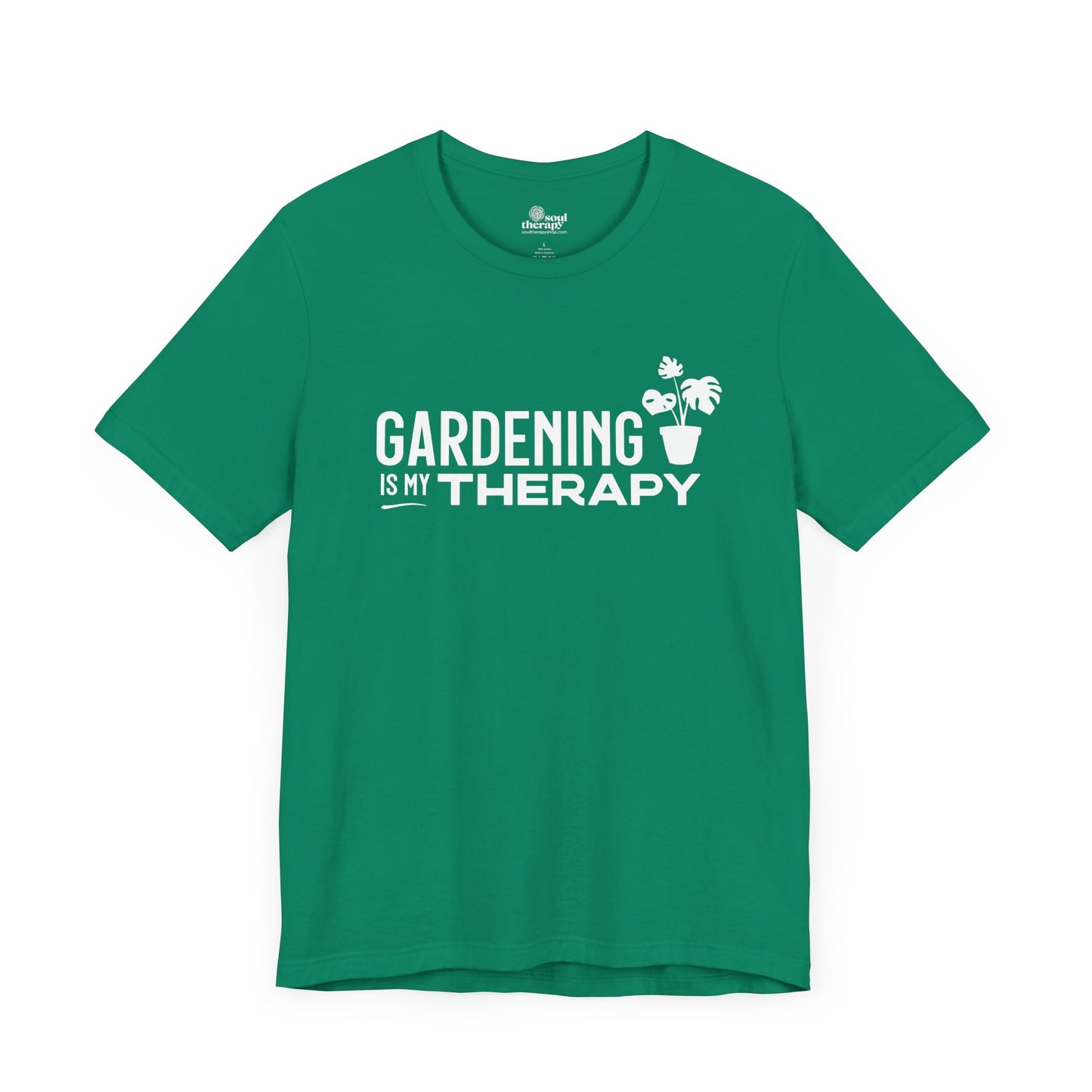 Gardening is My Therapy Tee (dark)