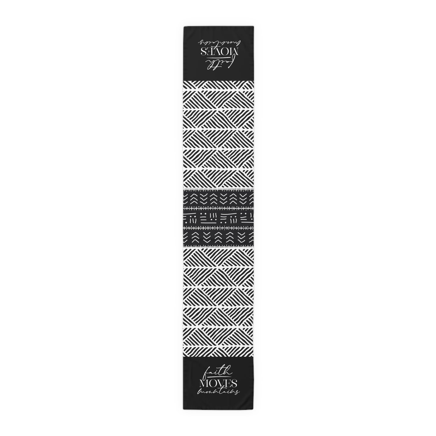 Koya "Faith Moves Mountains" Tablerunner