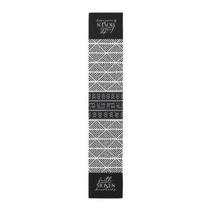 Koya "Faith Moves Mountains" Tablerunner