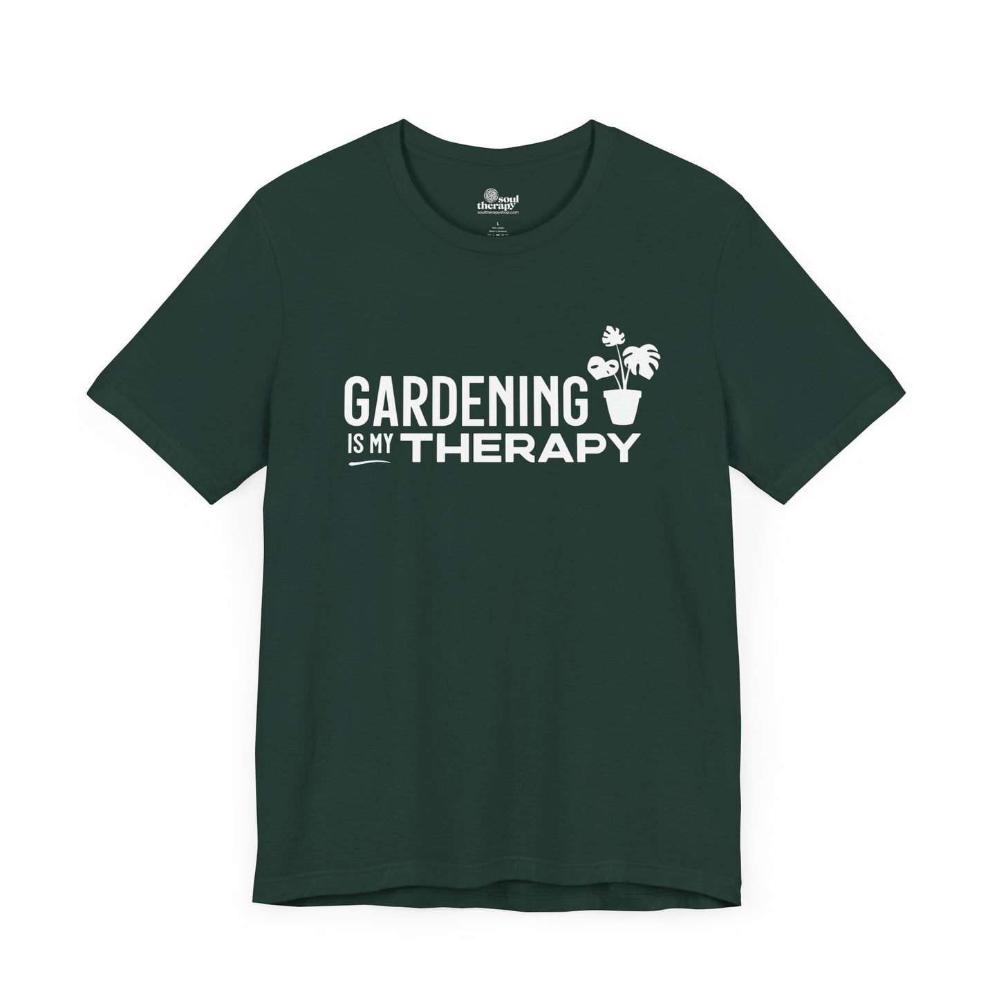Gardening is My Therapy Tee (dark)