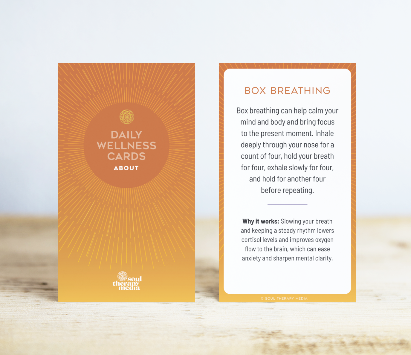 Soul Therapy Media Daily Wellness Cards